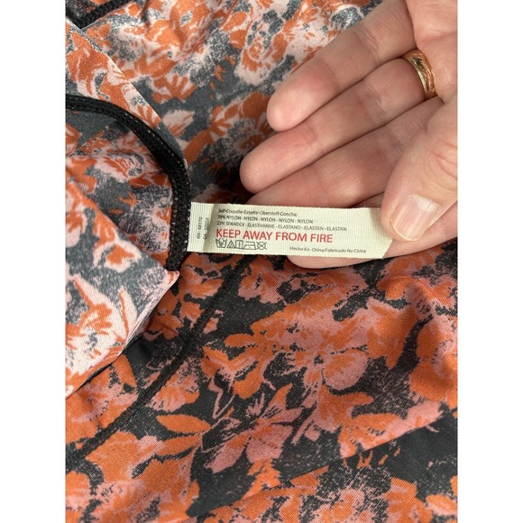 Intimately Free People Walk This Way Top Womens‎ Medium Floral Printed Sheer - Picture 7 of 10